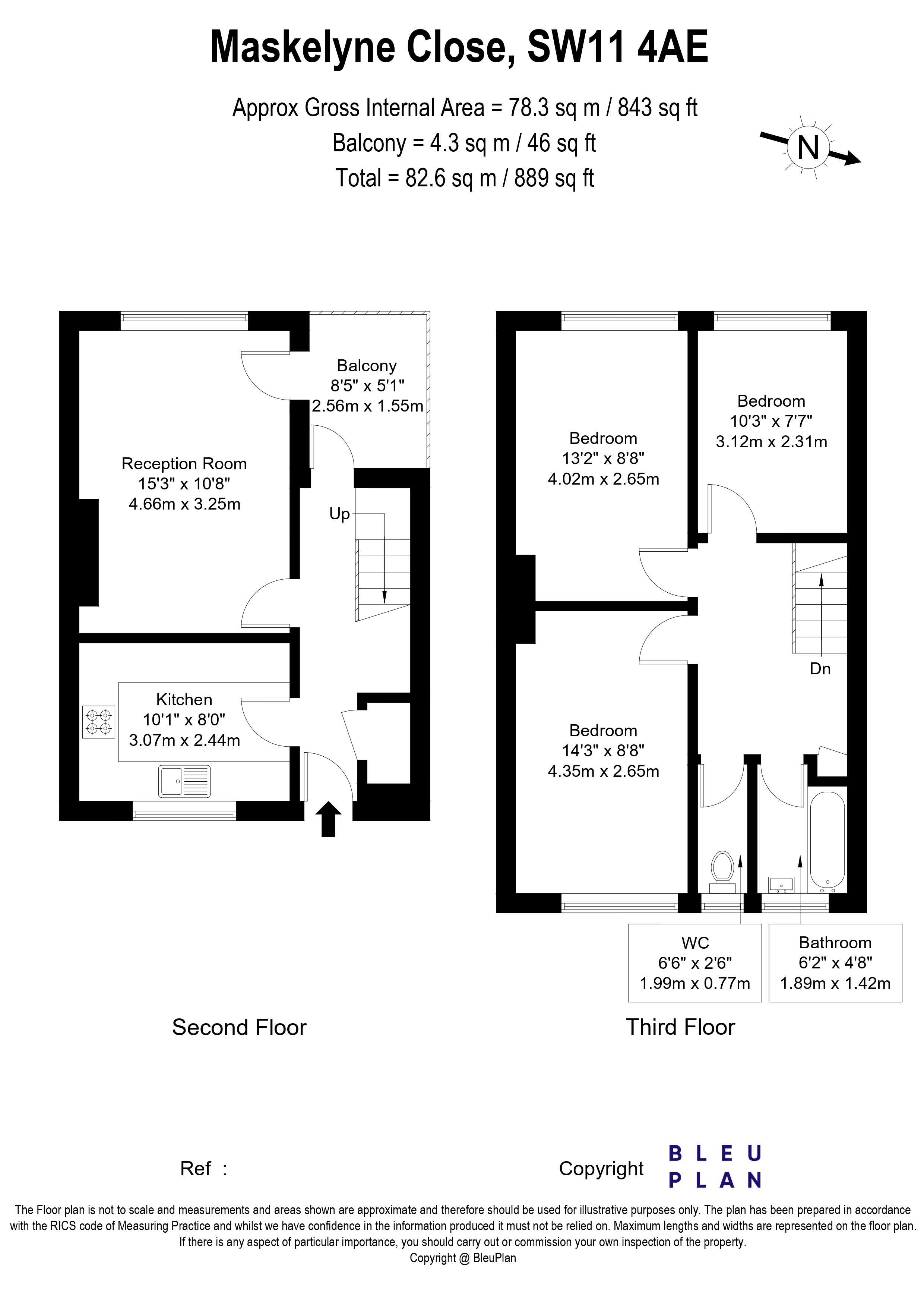 Maskelyne Close floorplan
